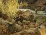 Wesley James Drake, Secret Spot, 2011, oil on canvas