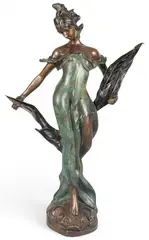 Galatea by Eduardo Rossi, bronze, sold Feb 2025