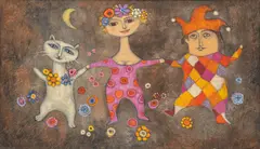 Darline Jellerson, Spring Dance, oil on canvas