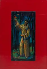 Leslie Larsson, St. Francis, 1961, oil on masonite