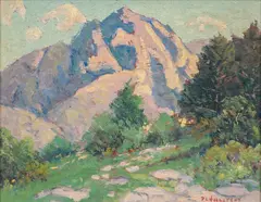 Peter Lanz Hohnstedt, Texas Landscape, Oil On Canvas