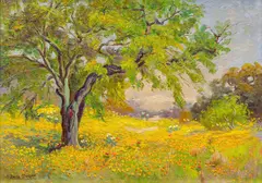 Santa Duran, Nature's Colors, oil on canvas