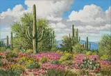 Betty Cunningham, Owl Clover, oil on canvas