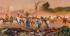 Jim Carson, The Migration, 2024, oil on canvas