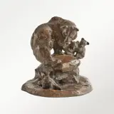 Weapons of the Weak by Charles Marion Russell, bronze, sold Jul 2025
