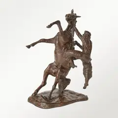 Charles Marion Russell, Where the Best of Riders Quit, bronze