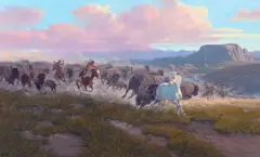 Ron Stewart, The Price of the Hunt, oil on canvas