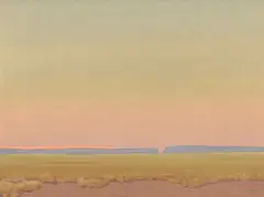 Buck Weaver, Landscape, oil on canvas