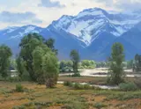 Clyde Aspevig, July in the Tetons, 1984, oil on canvas
