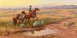 Joe Beeler, The Drifter, oil on board