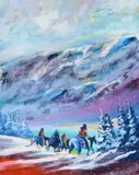 Earl Biss, A Stormy Afternoon in the High Country, 1991, oil on canvas