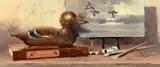 Ken Carlson, Still Life – Mallard Decoy, oil on board