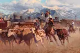 Gary Carter, Hear That Lonesome Whistle Blow, 1987, oil on canvas