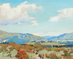 Alson S. Clark, Sespe River Valley, 1929, oil on canvas