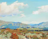Alson S. Clark, Sespe River Valley, 1929, oil on canvas