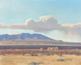 Maynard Dixon, Whetstone Mountains, Arizona, 1944, oil on canvas