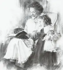 Loren Entz, Someone to Lean On, charcoal on paper