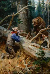 Philip Russell Goodwin, Dangerous Sport, oil on canvas