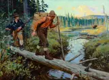 Philip Russell Goodwin, An Unexpected Game, oil on canvas