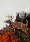 Lynn Bogue Hunt, Autumn Flight, oil on canvas laid on board