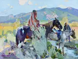 Jerry Jordan, One Day the Future Will Be Yesterday, oil on canvas