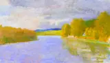 Wolf Kahn, Ruisdael in New Hampshire II, 1988, oil on canvas