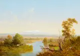 John Ross Key, Sacramento Valley, Looking North, oil on canvas