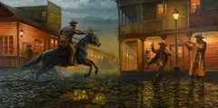 Joe Kronenberg, Chaos, 2024, oil on board