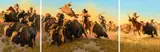 Frank McCarthy, Splitting the Thundering Herd, 1994, oil on canvas