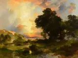 Thomas Moran, Monterey Coast, 1920, oil on canvas