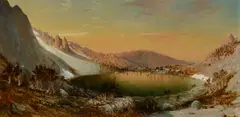 Gilbert Munger, Lake Marion, Humboldt Range, Nevada, 1871, oil on canvas