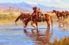 Keeping Watch by Jim Norton, 2008, oil on canvas, sold Jul 2024