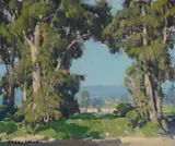 Edgar Alwin Payne, Eucalyptus, oil on canvas