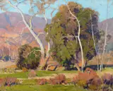 Hanson Puthuff, Arboreal Fraternity, oil on canvas