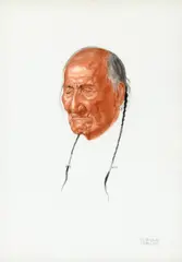 Winold Reiss, Mountain Chief, pastel on paper