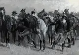 Frederic Remington, Boots and Saddles (ca. 1890-91)