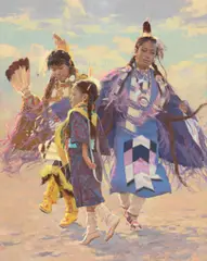 R.S. Riddick, Dancing with the Wind, 1993, oil on canvas