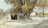 Morris Rippel, Morning Mail, 1977, watercolor on paper