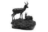 Ah-Wa-Cous by Charles Marion Russell, bronze, sold Jul 2024
