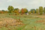 Joseph Henry Sharp, Fall Encampment, 1905, oil on canvas