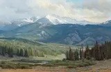 Clyde Aspevig, First Snow, acrylic on canvas