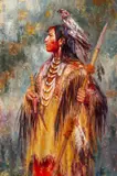 James Ayers, Stands with Distinction, 2007, oil on board