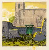 Gustave Baumann, San Miguel de Santa Fe, 1949, color woodblock print, 11/125