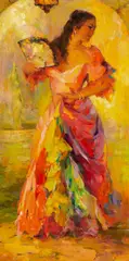 Marilyn Bendell, Spanish Dancer, 1997, oil on canvas
