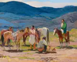 Oscar E. Berninghaus, Breaking Camp (ca. 1920)