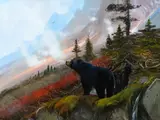 Michael Coleman, Catching the Scent, oil on canvas laid on board