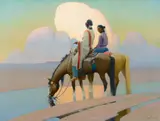 Gerard Curtis Delano, Evening, oil on canvas