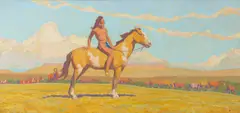 Maynard Dixon, The Pony Boy, 1920, oil on canvas