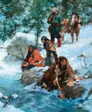 C. Michael Dudash, Waters of a Winter Thaw, 2022, oil on canvas laid on board