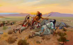 Carl Hantman, Waiting for Nightfall, oil on canvas